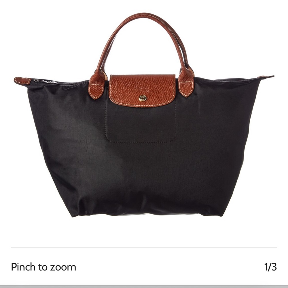 Longchamp Medium Nylon Top Handle Tote
